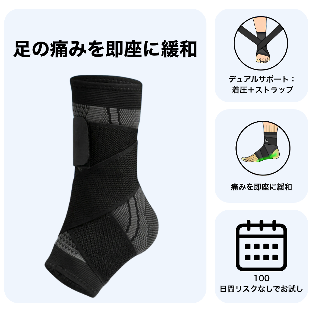 KOKOCHI 毎日のかかとケア＆痛み予防フットスリーブ